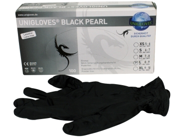 Nitrile Black Pearl L 100pcs
